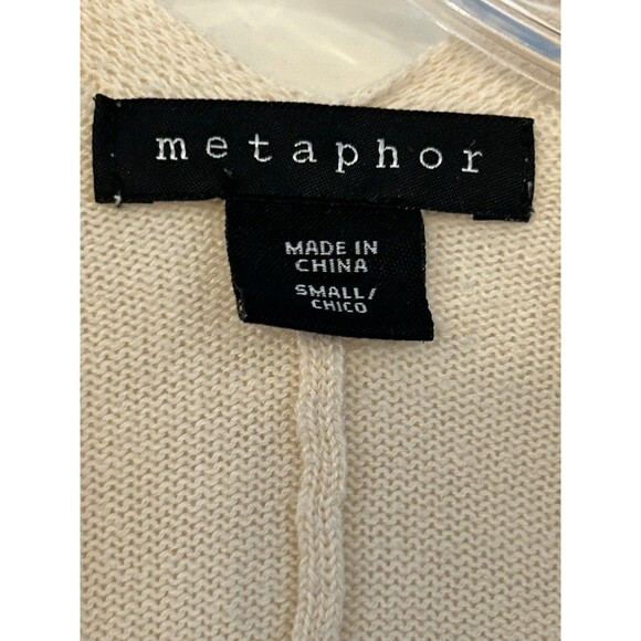 Metaphor Ivory Cardigan, Sz Small - Picture 2 of 3